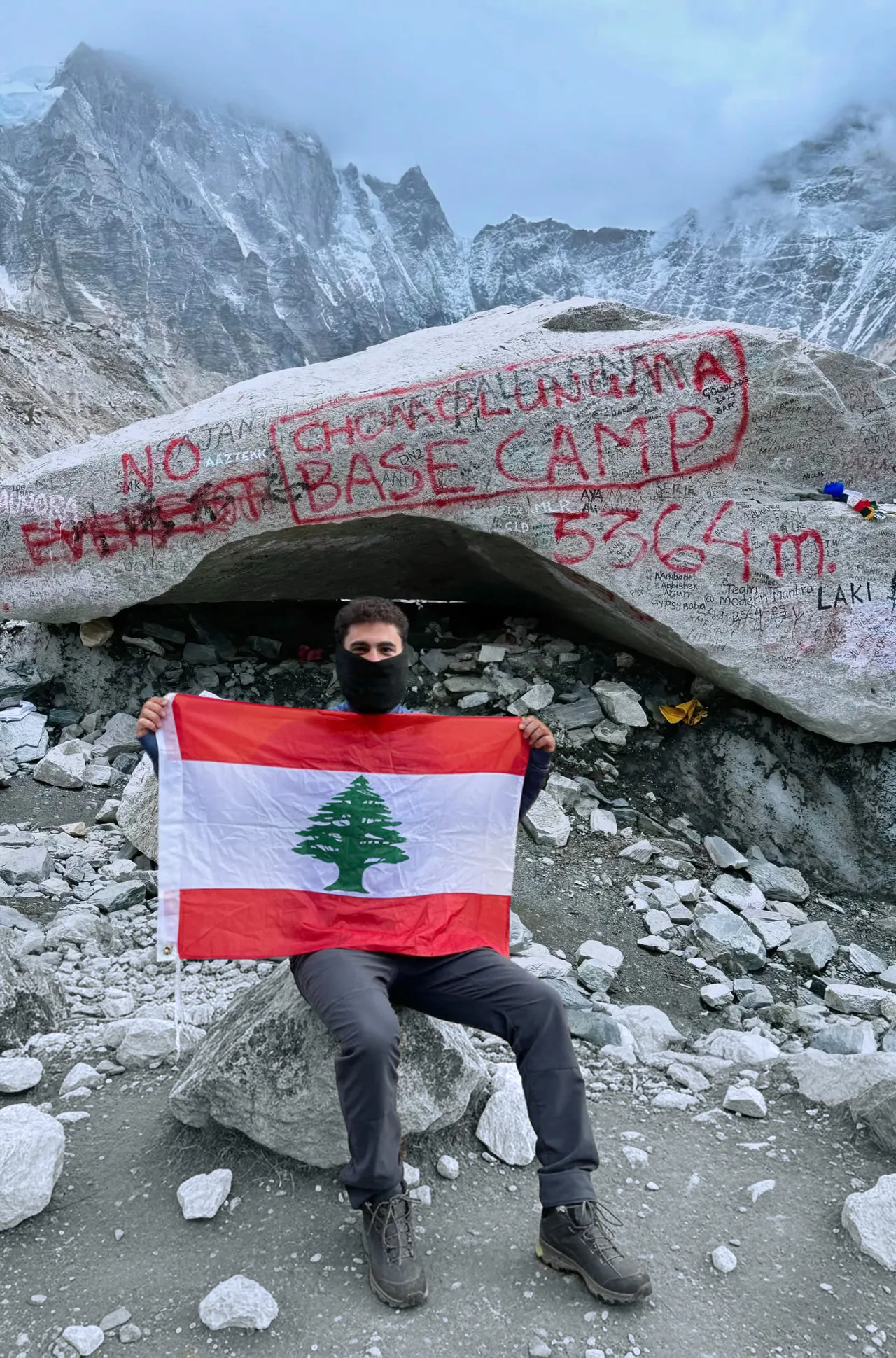 Jawad Shalhoub on an expedition